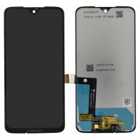 Replace / Repair Your Broken Screen Using this parts of LCD Display and Touch Screen Combo Folder For Motorola Moto G7 - Black