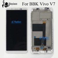 Change your LCD Display for vivo V7, vivo y75 with Touch Screen Replacement Combo Folder Assembly - White Frame