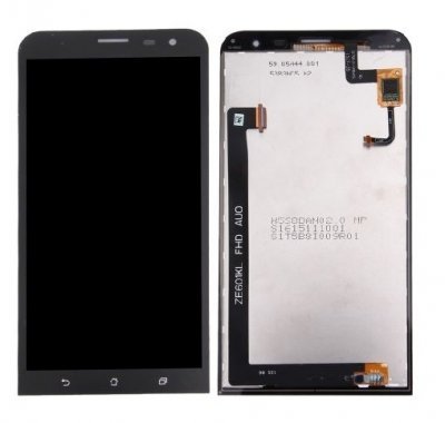 Replace / Repair Your Broken Screen Using this parts of LCD Display with Touch Screen Replacement Combo Folder Assembly For Asus Zenfone 2 Laser ZE601KL - Black