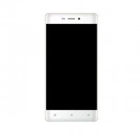 Replace / Repair Your Broken Screen Using this parts of LCD Display with Touch Screen Replacement Combo Folder Assembly For Mobiistar CQ - Mobistar White