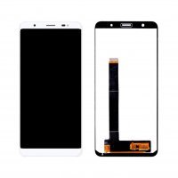 Replace / Repair Your Broken Screen Using this parts of LCD with Touch Screen for Lava Z81 combo folder - White