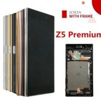 Replace / Repair Your Broken Screen Using this parts of lcd display and touch screen combo folder for Sony Z5 premium - mixed color frame