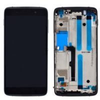 Display Screen for BlackBerry Dtek50 Dtek 50 with Touch Combo Folder Full Assembly Digitizer Glass Replacement, Black Frame