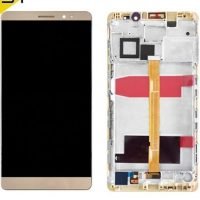 Replace LCD Display for Huawei Ascend Mate 8 with Touch Screen Replacement Combo Folder Assembly - Gold Frame