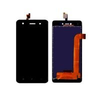 Replace LCD Display for Lava Z60S, Z60s, Z 60S with Touch Screen Replacement Combo Folder Assembly - Black