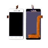 Replace LCD Display for Lava Z60S, Z60s, Z 60S with Touch Screen Replacement Combo Folder Assembly - White