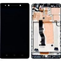 Replace LCD Display for Lenovo K8 Note with Touch Screen Replacement Combo Folder Assembly - Frame Black
