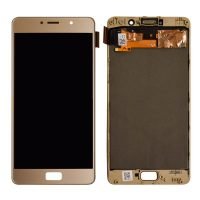 Replace LCD Display for Lenovo P2 P2c72, P2a42 with Touch Screen Replacement Combo Folder Assembly - Frame Gold
