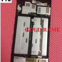 Replace LCD Display for Lenovo Phab 2 Plus PB2-670M with Touch Screen Replacement Combo Folder Assembly - Gold White