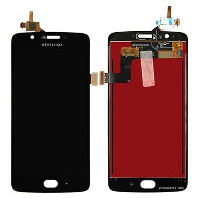 Replace LCD Display for Moto G5 with Touch Screen Replacement Combo Folder Assembly XT1672, XT1676 - Black