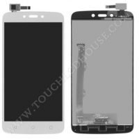 Replace LCD Display for Motorola Moto C Plus with Touch Screen Replacement Combo Folder Assembly - White