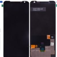 LCD Display with Touch Screen Replacement Combo Folder Assembly For Asus ROG Phone II ZS660KL, ROG Phone 2 - Black