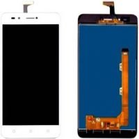 LCD Display with Touch Screen Replacement Combo Folder Assembly For Lava Z90 - White