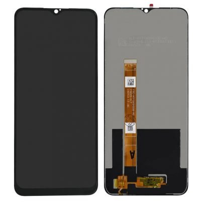 LCD Display Realme C12 RMX2189, Realme C15 RMX2180, Realme Narzo 20 RMX2193 with Touch Screen Replacement Combo Folder Assembly - Black